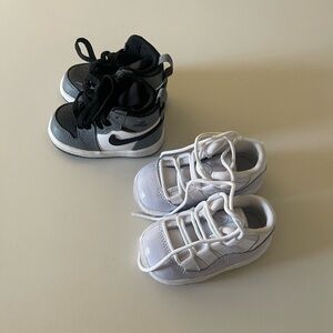 Both pairs are like new worn only 1 time, amazing condition!